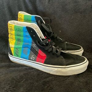 Vans Spirit Sk8-Hi shoes, size men’s 9.5/womens 11, great condition!